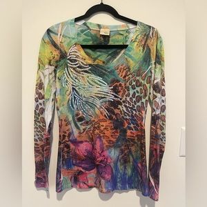 Daytrip Multicolored Long Sleeve Top